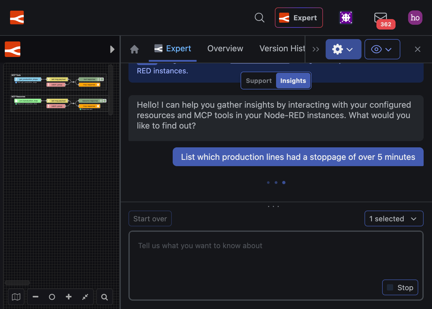 Insights querying a Remote Instance